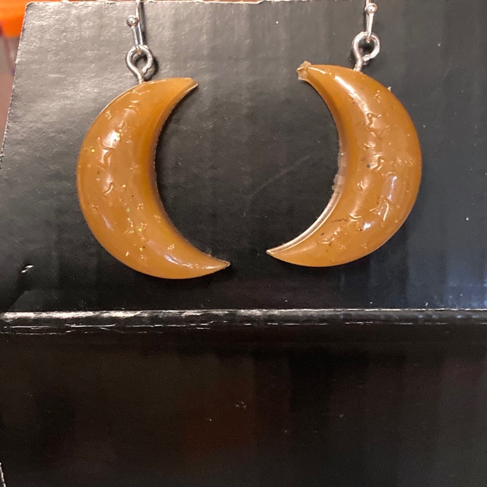 Crescent moon earrings
